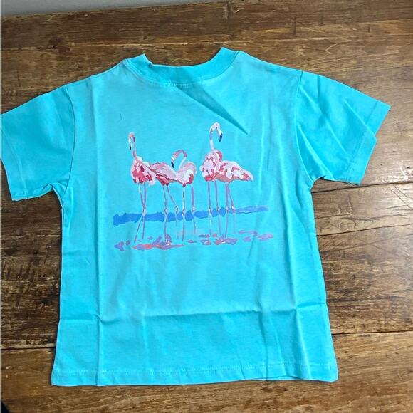 J. Bailey Flamingo Shirt Size 8 - Picture 1 of 3